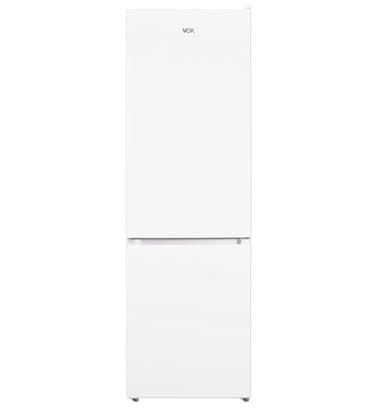 VOK Frigorífico Combi No Frost de 310 L, Refrigerador Silencioso de Bajo Consumo con Sistema Multi Air Flow, Nevera Libre Instalación, Blanco