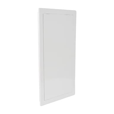 Repa Market Tapa de inspección para paneles de yeso, 20 x 40 cm, cubierta de plástico ABS blanco, caja de fusibles, pared y techo, puerta de inspección de paneles de yeso, tapa de mantenimiento