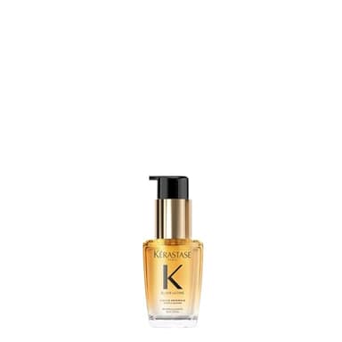 KÉRASTASE Elixir Ultime, Huile Originale, Aceite capilar embellecedor multiusos, Tratamiento termo-protector sin aclarado, Aceites de Camelia, Marula y Argán, Todo tipo de cabello, 30 ml