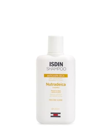 Isdin Nutradeica Champú Anticaspa Seca, Reduce la caspa y Alivia el Picor del Cuero Cabelludo 1 x 200ml