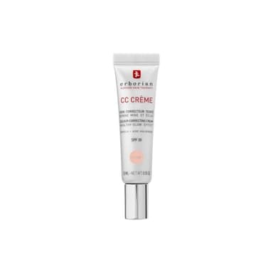 Erborian - CC Crème con Centella Asiática - Crema Facial Iluminadora de Alta Definición y Maquillaje - Protección Solar SPF 30 - Cosmética Coreana - Clair 15ml
