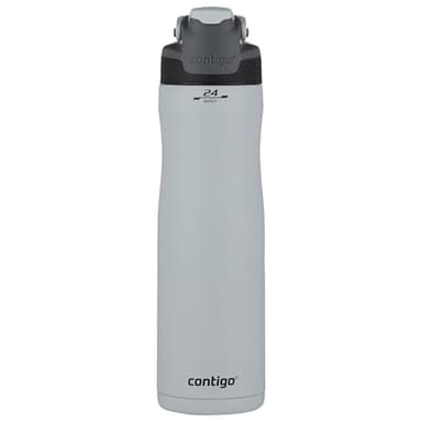 Contigo Autoseal Chill Botella de bebida, botella de agua de acero inoxidable con tecnología Autoseal, la botella aislada mantiene las bebidas frías hasta 28 horas, sin BPA, Unisex-Adult, 720 ml