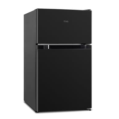 CHiQ Bajo Encimera Frigorífico Combi Bajo Encimera, 86L(65/21), Termostato Ajustable, Bajo Ruido, Para Dormitorio, Cocina, Oscuro