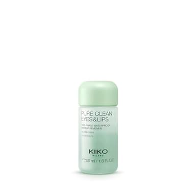 KIKO Milano Pure Clean Eyes&Lips Mini, Desmaquillante Bifásico Para Ojos Y Labios En Formato Mini