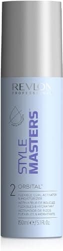 Revlon Professional – Style Masters, Orbital, Gel Activador de Rizos, Rizos Flexibles y Definidos, Acabado con Volumen, Repele Humedad, Reduce Puntas Abiertas, para Pelo Ondulado o Rizado - 150 ml