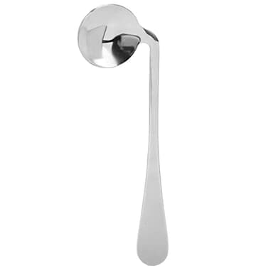 Cuchara Curva, Acero Inoxidable Antivibraci¨®n, Autoalimentaci¨®n, Reduce la Presi¨®n de la Mu?eca, Utensilio en ¨¢ngulo para Temblores de Manos, Ancianos(Mano derecha)