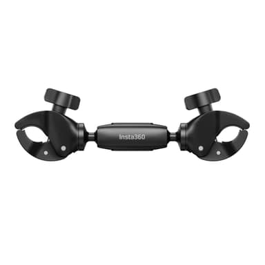 Insta360 Soporte para cámara de motocicleta, compatible con cámaras Insta360 ajustable, color negro