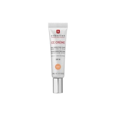 Erborian - CC Crème con Centella Asiática - Crema Facial Iluminadora de Alta Definición y Maquillaje - Protección Solar SPF 30 - Cosmética Coreana - Doré 15ml