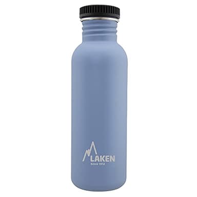 Laken Sehr Robuste Edelstahlflasche Blau Unisex-Botella de Acero Inoxidable Muy Resistente para Adultos, 0,75 L, Azul, 0.75, 0,75