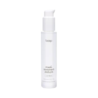 boep med - Crema solar mineral con filtro de óxido de zinc, SPF 50, para piel muy sensible y neurodermatitis, fórmula ligera, sin perfume (100 ml)