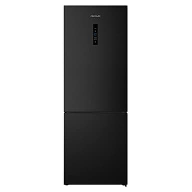 Cecotec Frigorífico Combi 2 Puertas Bolero CoolMarket Combi 495 Black. 495 L, Altura 200 cm y 70 cm Ancho, Bajo Consumo, Sistema Multi Air Flow, total No frost, Multi Cooling