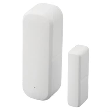 FACULX Sensor WiFi de alarma para puerta y ventana con sensor magnético, sensor de puerta inteligente con soporte de voz, para sensor de puerta Tuya (WIFI)