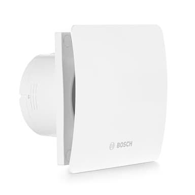 Bosch Ventilador de Baño 1500 W 100 - Para Ventilación En Baños y Aseos, Contra La Humedad y El Moho - Activación Con Interruptor De Luz - Diámetro De 100mm