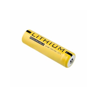 Batería Recargable 18650 de 2400 mAh, Alta Capacidad, Ideal para linternas, vaporizadores y Dispositivos electrónicos portátiles.