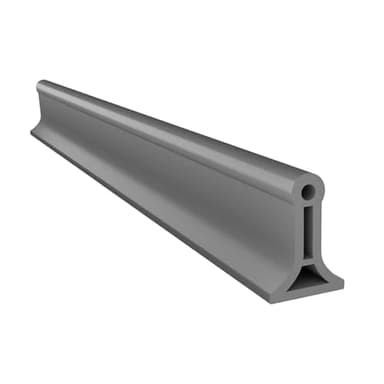 FUANA Tira de retención de agua de silicona, 1 m (39 pulgadas) ajustable para sellado de puerta de baño, fregadero de cocina, bañera y plato de ducha, color gris