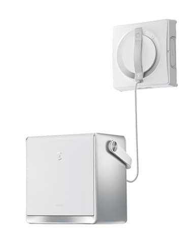 ECOVACS W2 Omni Robot de Limpieza de Ventanas con estación Multifuncional, Robot de Limpieza de Vidrio con Sistema de protección de 12 Niveles, Modo de Limpieza de Bordes líder en la Industria y