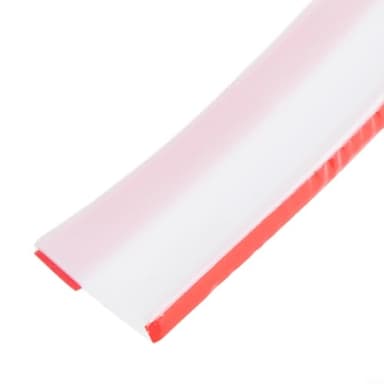 Linnkyfloa Tira de sellado de silicona para borde de baño, tapón de agua duradero para plato de ducha o fregadero, 4,5 cm de ancho y 1,5 cm de altura, blanco (3 metros)