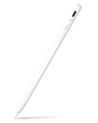 Metapen A8 Lápiz para iPad 2018-2025,Precisión de Píxeles y Baja Latencia Líder en la Industria,Ideal para Tomar Notas,Apple Pencil con iPad 11/10/9/8/7/6,Pro M4/11/12.9"/13",Air 3/4/5/M2/M3,Mini 5/6