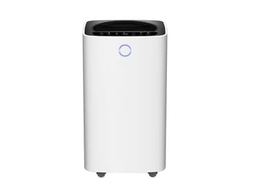 Quality Cooling Deshumidificador 12L al Día para Dormitorio, Salón y Hogar – Deshumidificador Eléctrico con Función Secado de Ropa, Funcionamiento Silencioso, Control de Humedad y Diseño Blanco