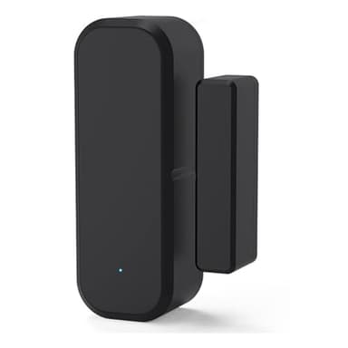 Ocnvlia Sensor de Puerta con Wifi Tuya, Sensor de Entrada para Ventanas, Sensor Magnético Antirrobo de Seguridad, Alarma Smart Life para Control Remoto por Aplicación