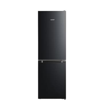 Comfee' RCB169DK2(E) 174L Refrigerador con Congelador/Altura 150 cm/Low Frost/Temperatura Ajustable del Refrigerador/Luz LED/195 kWh/año/115L Refrigerador/59L Congelador/Negro