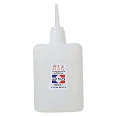 Super Glue Fuerte Secado rápido Seguro Resistente a la corrosión Impermeable Pegamento Multiusos 502 para Madera, plástico y Metal Pegamento de Grado médico para Cortes El más Fuerte pa