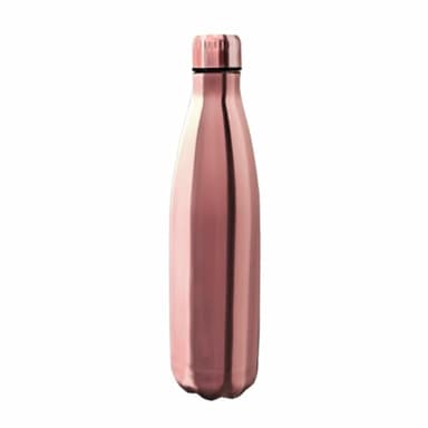 Nerthus FIH 595 Termo Doble Pared para fríos y Calientes Diseño Oro Rosa 750 ml Libre de BPA, Tapón Hermético, Acero Inoxidable 18/8