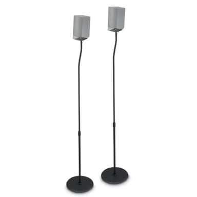 HAMA | Soporte de Altavoces de Pie Universal (2 Soportes, Soportes de Pie, Universal, Altura Desde los 75cm a 120cm,
