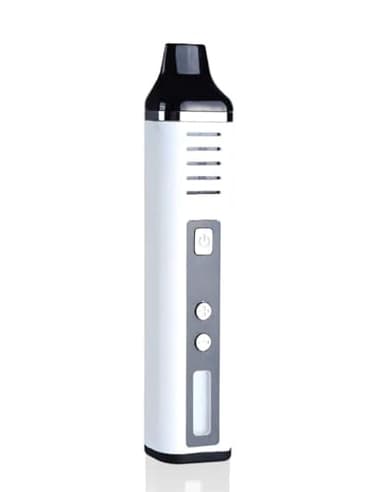 Vaporizador Pathfinder V2 para hierbas secas, gran cámara de cerámica, batería de 2200 mAh, ajustes de temperatura avanzados, vaporizador de hierbas innovador y de diseño funcional (blanco)