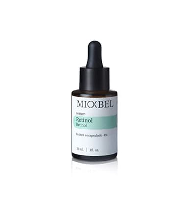 MIOXBEL Sérum Facial Retinol Encapsulado 4% | Retinol Sérum para una Piel Firme y Suave | Repara la Piel y Reduce las Arrugas, Cicatrices y Manchas Oscuras | Suero reparador anti-envejecimiento 30ml