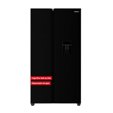 Corberó - Frigorífico Americano | CFSBSH735NWD | 439L | 177x91x59 | No Frost | Motor Inverter Silencioso | Dispensador de Agua y Twist Ice Maker | Negro