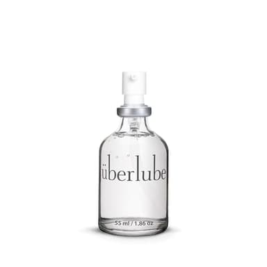 Überlube de gel lubricante | Lubricante sexuales estimulantes de silicona para el sexo anal - compatible con látex, sin perfume, sin sabor, sin residuos - 55ml plata