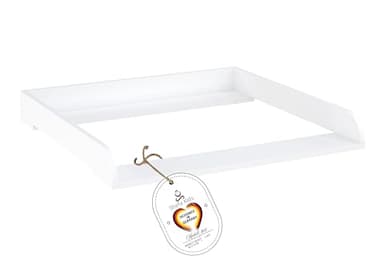 Shefa Kids 800 - Cambiador universal compatible con cómodas Malm, Hemnes y Nordli, color blanco
