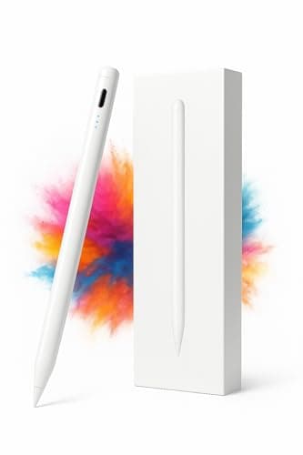 Lápiz para Apple iPad 2018–2025 con Carga Rápida, Rechazo De Palma Y Bluetooth. Preciso Y Sin Retardo.
