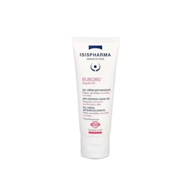 ISISPHARMA RUBORIL Expert M - Gel-Crema Calmante Anti-Rojeces 40 ml - Pieles mixtas y sensibles - Sin perfume - Con ceras de Mimosa, Jojoba y Girasol - Productos franceses