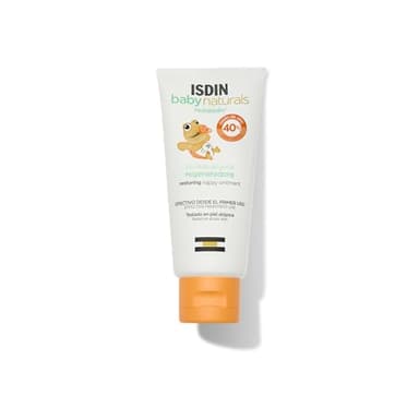 ISDIN Babynaturals Pomada Regeneradora, Pomada del Pañal Regeneradora para el Bebé, Un Escudo de Protección para el Culito de tu Bebé, 100 ml