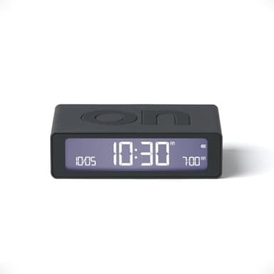Lexon Reloj Despertador Digital Flip Mini Gris Oscuro LR158G3