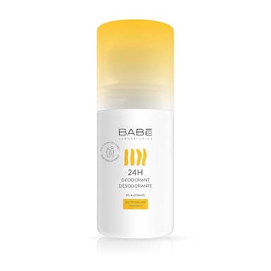 LABORATORIOS BABÉ – 24h Desodorante | 50 ml | 0% Alcohol | Microbiome Friendly | Blanco | Efecto Prolongado para Toda la Familia | Piel Fresca e Hidratada