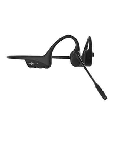 SHOKZ OpenComm2 2025 Upgrade Auriculares de Conducción Ósea, Bluetooth de Oído Abierto con Micrófono de Cancelación de Ruido, Inalámbricos para Office, Puerto de Carga Tipo C