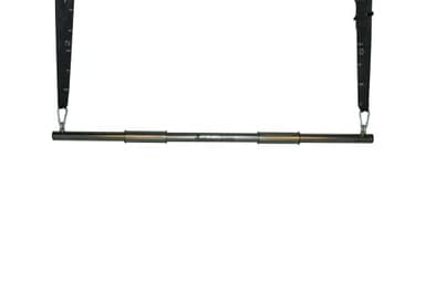 Modular Sports SLIDE'N'Roll Barra de dominadas giratoria 150cm Acero Inoxidable/Barra de dominadas Apta para Uso Exterior e Interior/Entrenamiento de dominadas para escaladores y boulderers