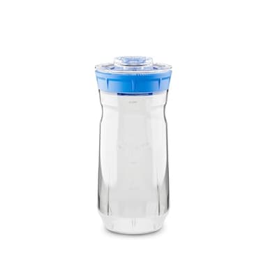 KEFIRKO Kefir Maker | El set ideal para preparar Kéfir de Leche o Kéfir de Agua en Casa | Fermentador-Germinador Casero + Librito de Recetas Descargable en PDF | 1.4l | BPA Free | Azul