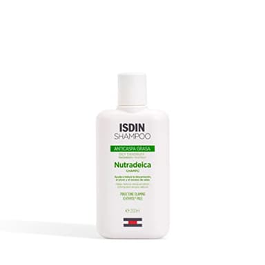 ISDIN Nutradeica Champú Dermatológico Caspa Grasa, Suave, 200 ml
