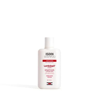 ISDIN Lambdapil Champú Anticaída Ayuda a Reducir la Caída Excesiva del Cabello y a Aumentar su Densidad, Cabello Fuerte y con Aspecto Saludable, 200 ml