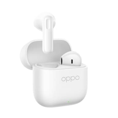 OPPO Enco Buds3 – Auriculares inalámbricos Bluetooth 5.4, 48 h de batería, cancelación de Ruido por IA, diafragma 12,4 mm, IP55, Baja latencia 94 ms, Control táctil, Sonido 3D – Snow White
