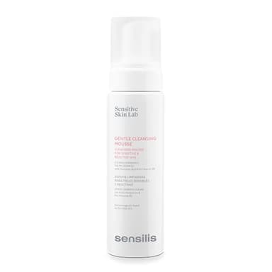 Sensilis - Gentle Cleansing Mousse, Espuma Limpiadora, Hidratante, Calmante para Pieles Sensibles Reactivas, con Ácido Hialurónico B5-200 ml