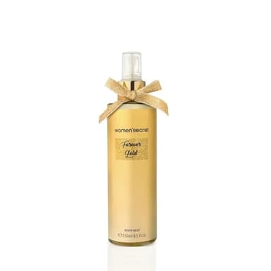 women'secret Body Mist Forever Gold Body Spray corporal para mujer, 250 ml