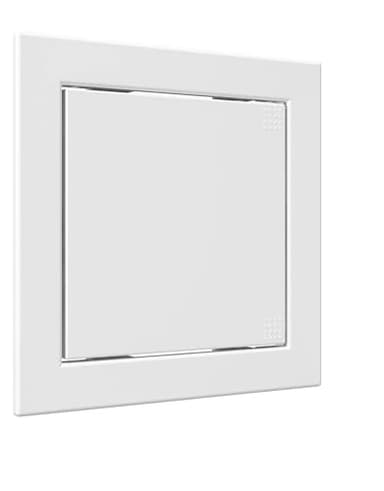 Puerta de revisión 15x15 cm Blanco Tapa de revisión Revisión Plástico ABS Tapa de revisión pladur Puerta de mantenimiento tapa de mantenimiento Tapa de servicio para inspección y cobertura Puerta de