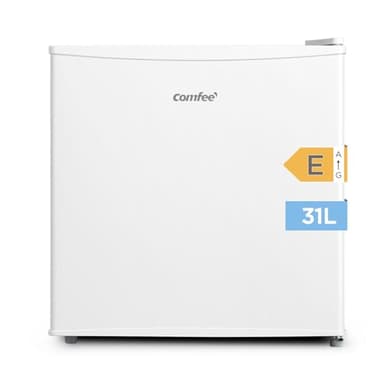 COMFEE' RCU40WH2(E) Mini Congelador 31L, Puerta Reversible, 4 Estrellas, Silencioso, práctico en la Oficina, Hotel y Hogar, Blanco