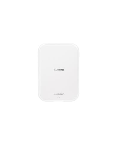 Canon Zoemini 2 Kit de Impresión – Impresora Fotográfica Portátil y Compacta – Bluetooth 5.0 – Carga Rápida USB C Ideal para Viajes (Blanco)