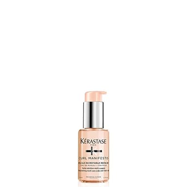 Kérastase Curl Manifesto, Aceite Capilar, Hidrata y Da Brillo, Para Pelo Ondulado, Rizado o Afro, Huile Incroyable Repair, 50 ml
